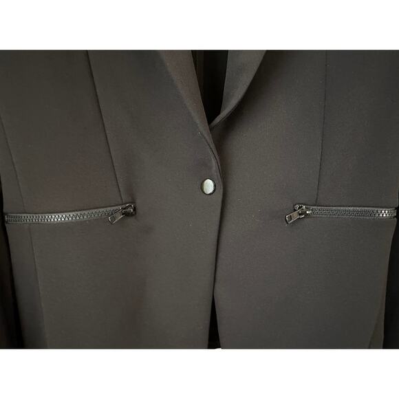 Veronica Beard Scuba Dickey Jacket in Black Size 6 NEW Womens Blazer Made in USA - Picture 4 of 9